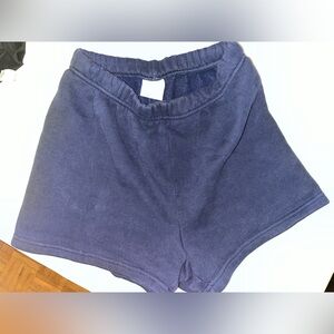 Aritzia - TNA COZY AF fleece blue short